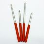 Strong stainless steel telescopic pole adjustable extension rod with rubber handle