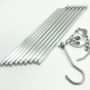 Lightweight Aluminum Folding Bonfire Tripod for Camping Picnic, Barbecue Bonfire Bracket