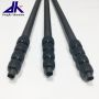 5 sections Aluminum Telescopic Pole with spin lock adjustable stand extension rod for metal locator hand