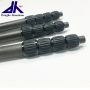light weight extendable telescopic carbon fiber pole with American connect thread for cleaning tool