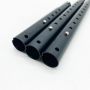 Anodized black 2 sections aluminum telescopic spring button pole 