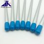 aluminum tube with rubber cap and thread 500mm length tube