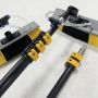 12ft  custom aluminum telescopic handle with flip lock pro water fed brush tool for extending cleaning tool