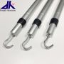 Mini Hook Extension Pole 2 Sections Telescopic Tool Pole Twist Lock With Hook For Outdoor Using