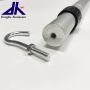 Mini Hook Extension Pole 2 Sections Telescopic Tool Pole Twist Lock With Hook For Outdoor Using