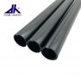 Spring button pole with thread end