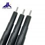 Spring button pole with thread end