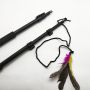 Pet Toy Telescopic Tube Extension Pole Flip Lock Aluminum Flirt Pole For Dogs