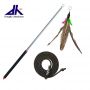Flirt stick cat exercise and training toy with lure