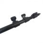 8 Meter Anodized Black 4 Sections Aluminum Telescopic Tool Extension Pole