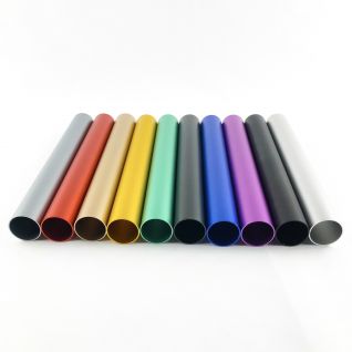 custom colorful aluminum tube by China factory