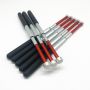 Custom Rubber Handle Aluminum Telescoping Poles with Internal Friction Lock