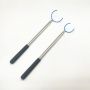 Customized Length Stainless Steel Telescopic Pole Pee Poop Picker with Plastic Cup