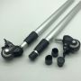 Strong Aluminum Telescoping Extension Pole Table Legs with Wheels