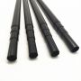 Anodized Black Aluminum Telescopic Pole