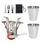 Outdoor Cookware Set Pot 2 To 3 People Aluminum Oxide Camping Non-stick Pot For Camping Picnic