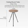 Easy Storage Round Foldable Adjustable Height Aluminum Picnic Table