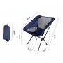 Outdoor Small Folding Portable Moon Shape Chair Fishing Stool Art Painting Chair Breathable Beach Picnic Chair