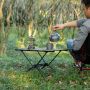camping extended table aluminum and oxford table