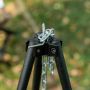 Tripod Grilling Set aluminum telescopic pole for Outdoor BBQ Camping Cookware Accessory