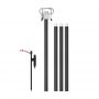 Outdoor folding double hook picnic strong aluminum alloy pole holder for camping