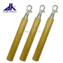 Custom Stainless Steel Telescopic Pole with wooden handle grip optional accessories