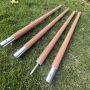 High Quality Camping Anodized Wooden Aluminum Tent Tarp Pole