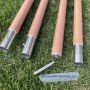 High Quality Camping Anodized Wooden Aluminum Tent Tarp Pole