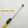 2 Sections Adjustable Heigth Fiber Glass Aluminum Extension Painting Pole