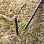 Outdoor Lamp Pole Portable Folding Small Light Pole 3 Sections Fold Inserted Strong Stand Camp Lamp Bracket