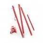 Outdoor Lamp Pole Portable Folding Small Light Pole 3 Sections Fold Inserted Strong Stand Camp Lamp Bracket