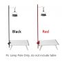 Outdoor Red Lamp Pole Folding Light Pole Portable Inserted Strong Stand Camp Lamp Bracket