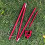 Outdoor Red Lamp Pole Folding Light Pole Portable Inserted Strong Stand Camp Lamp Bracket