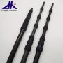 3k Round Tube Long Handle Customized Length Carbon Fiber Telescopic Pole with Spin Lock