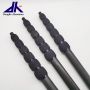 3k Round Tube Long Handle Customized Length Carbon Fiber Telescopic Pole with Spin Lock