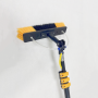 New Design Water Fed Brush Aluminum Telescopic Pole For Solar Panel Cleaning Equipment