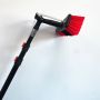 12ft aluminum extension pole with water fed brush for telescopic gutter cleaning tools