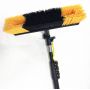 custom 30 feet aluminum extension pole with water fed brush for cleaning window solar panel clean tool