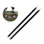 camp product hot sell easy to carry 2400mm aluminum tarp pole with twist lock for camping product tent stick