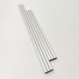 19mm 550mm 750mm Anodized Silver Aluminum Tubes with Plastic End Cap