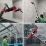 12FT Water Fed Pole Brush with Telescopic Long Handle Window Cleaning Tools