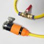 2 Color Options Telescopic Water Fed Pole Flow Through Brushes for Solar Panels Cleaning