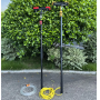 2 Color Options Telescopic Water Fed Pole Flow Through Brushes for Solar Panels Cleaning