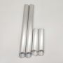 Customized Length Round Chamfer 45 Degree Anodized Silver Aluminum Tubes