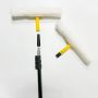 High Reach Glass/Window Cleaning Equipment 2 Sides Scraper and Wiper Telescopic Pole