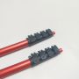 Wholesale 18 Foot Custom Color Orange Aluminum Flip Lock Extendable Telescopic Stick for Outdoor Camping