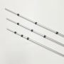 Extending length 11.2FT Anodized Silver Telescoping Pole With Twist Lock