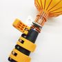 Sturdy telescopic tube aluminum black anodized telescopic tube telescopic tube flip lock