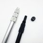 New aluminium telescopic pole twist lock telescopic pole with twist locking mechanisms larger tube diameter telescopic pole