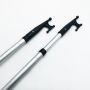 New arrival twist lock telescopic tube black anodized telescopic tube aluminum telescopic tube for boat pull pole